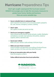 Hurricane preparedness tips - NAGICO Insurances