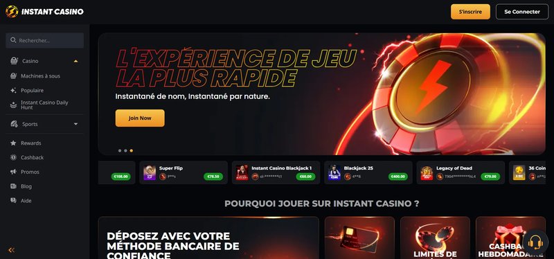 Un aperçu de instant casino login